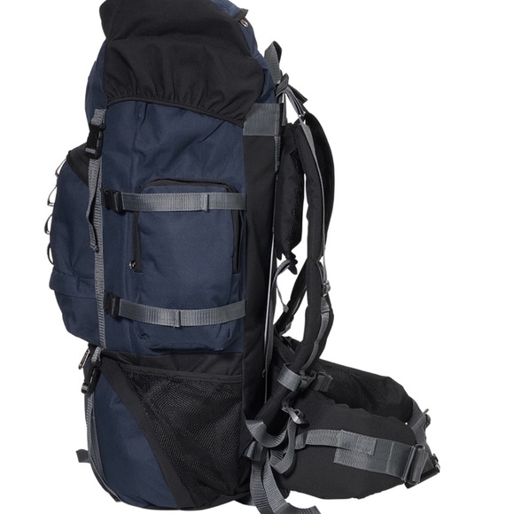 Everest 28” Deluxe Hiking Backpacking Pack EUC 🏕☀️ blue/Black - Picture 2 of 8